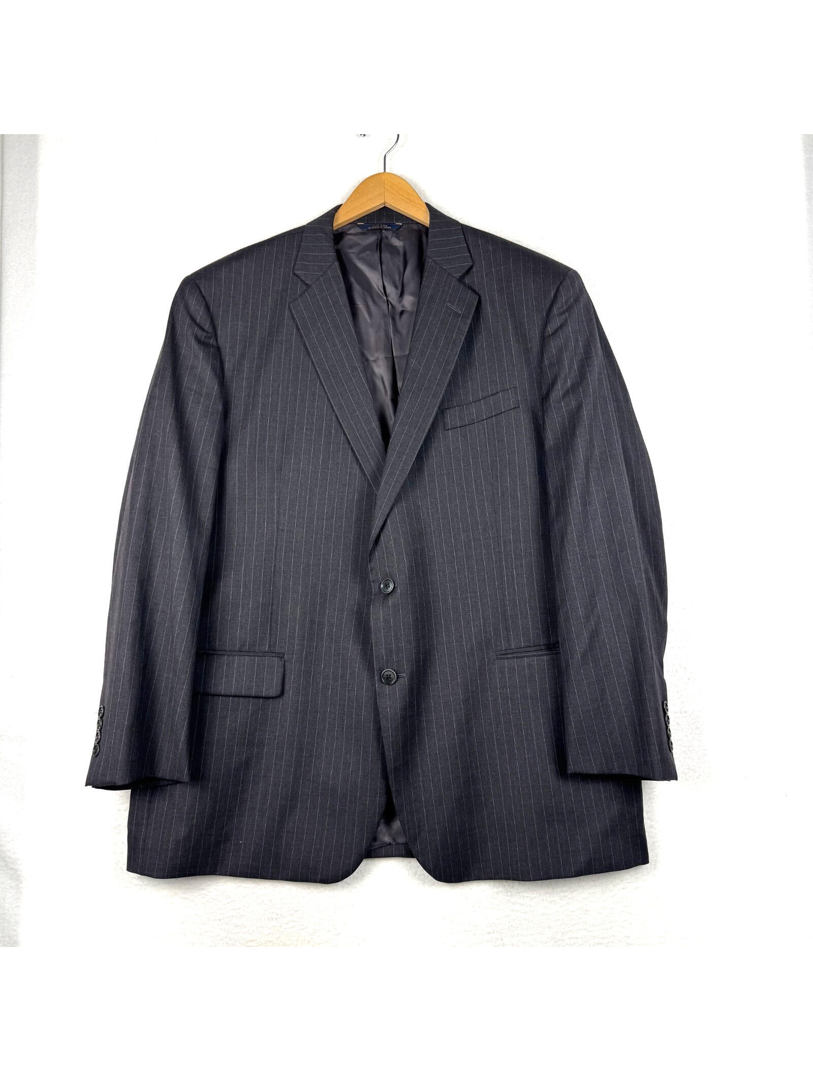 Brooks Brothers 1818 Madison Estrato Trabaldo Togna 1840 Pinstripe Blazer 50l